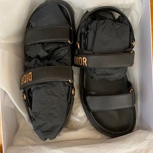 Womens dior leather sandals